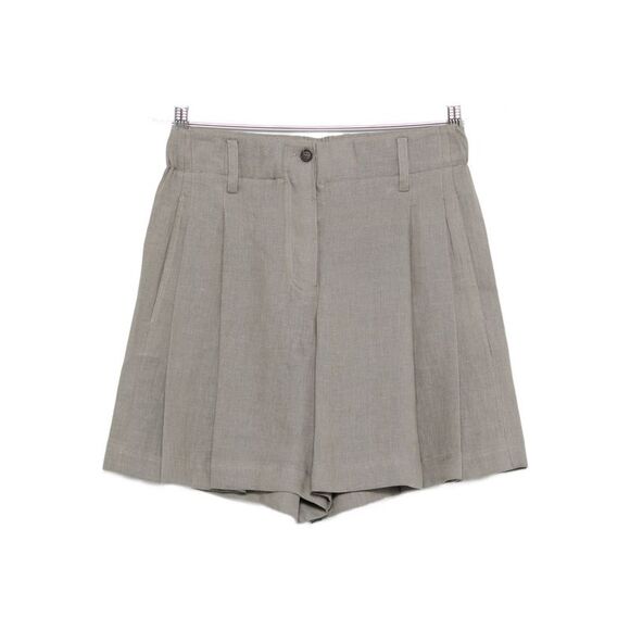 Brunello Cucinelli Women Linen Shorts